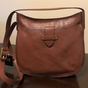 Frye Olivia Large Crossbody bag in Cognac, NWT